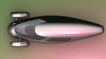 A rendering of what might be the final commercial version of the Raht Racer