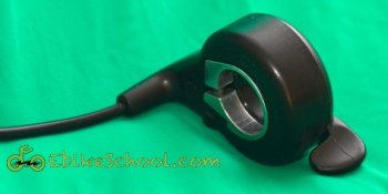 electric bicycle thumb throttle